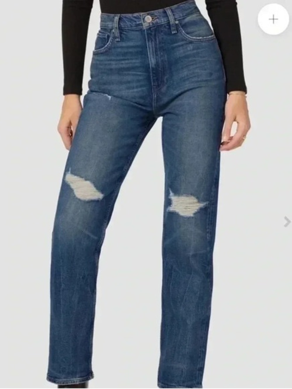 Hollister Ultra high vintage straight jeans size 27 x 29 in like-new condition